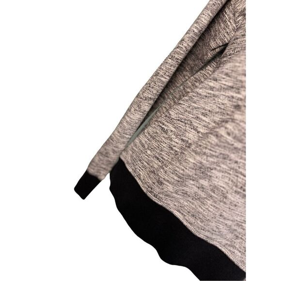 PINK  gray large logo slouch neck sweatshirt  - S - Picture 6 of 7